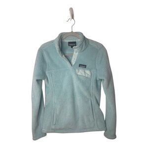 Patagonia Light Blue Pullover Fleece Jacket